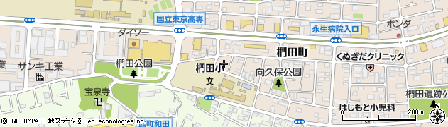 東京都八王子市椚田町570周辺の地図