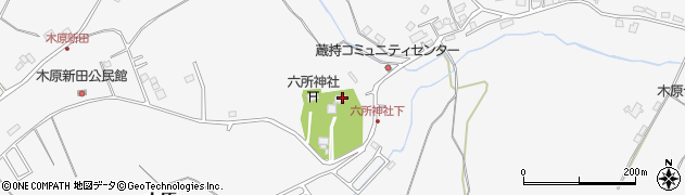 蔵光寺周辺の地図