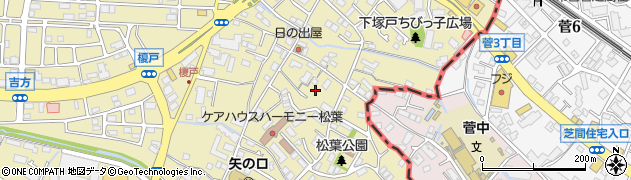 東京都稲城市矢野口1835周辺の地図