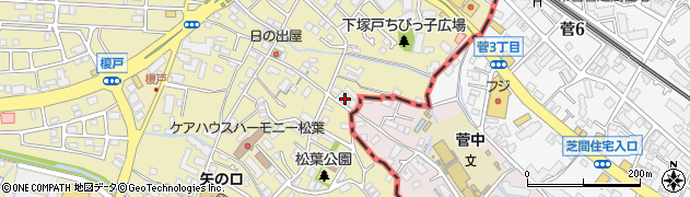 東京都稲城市矢野口1875周辺の地図