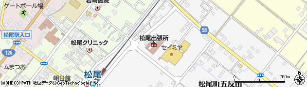 山武市　松尾藩資料館周辺の地図