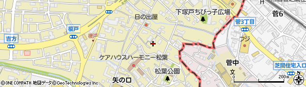 東京都稲城市矢野口1835-1周辺の地図