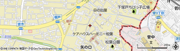 東京都稲城市矢野口1732周辺の地図