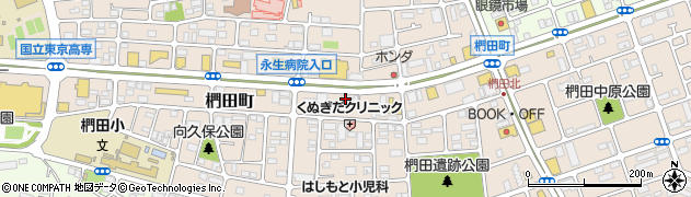 東京都八王子市椚田町553周辺の地図