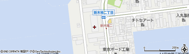 東京都江東区新木場2丁目15周辺の地図