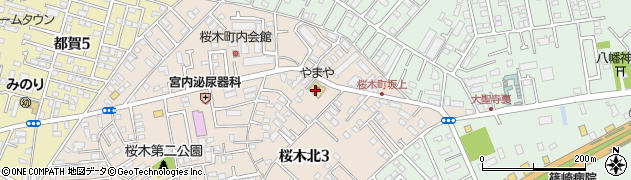 株式会社酒のやまや　桜木町店周辺の地図