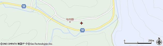 岐阜県下呂市金山町菅田笹洞1273-6周辺の地図