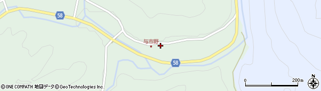 岐阜県下呂市金山町菅田笹洞1284周辺の地図