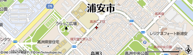 読売センター　新浦安舞浜周辺の地図