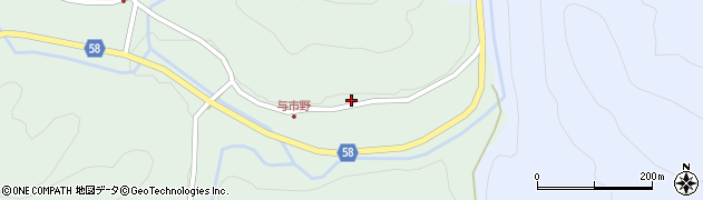 岐阜県下呂市金山町菅田笹洞1263周辺の地図