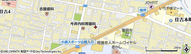 車検の速太郎甲府バイパス店周辺の地図