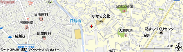 東京都世田谷区砧7丁目16周辺の地図