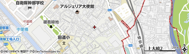 ヴェラハイツ目黒三田周辺の地図