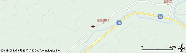 岐阜県下呂市金山町菅田笹洞617周辺の地図