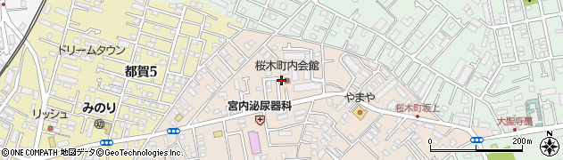 倉前公園周辺の地図