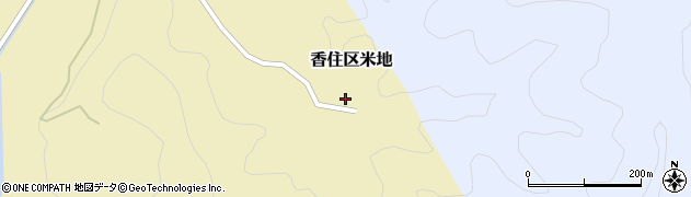 兵庫県美方郡香美町香住区米地375周辺の地図