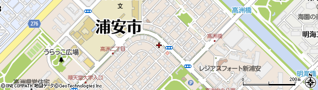 田辺薬局浦安高洲店周辺の地図