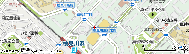 検見川浜駅周辺の地図