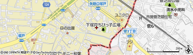東京都稲城市矢野口541周辺の地図