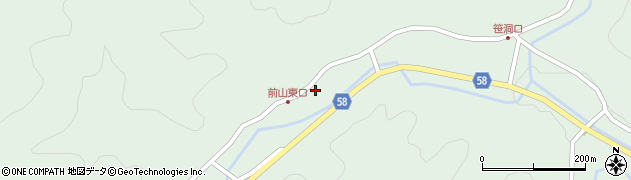 岐阜県下呂市金山町菅田笹洞627周辺の地図