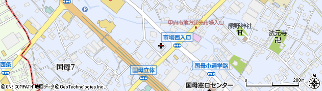 東建コーポレーション株式会社　ホームメイト甲府店周辺の地図