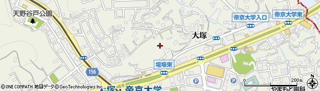 東京都八王子市大塚周辺の地図