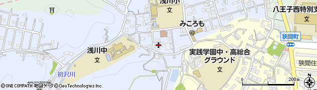 東京都八王子市初沢町1324-3周辺の地図