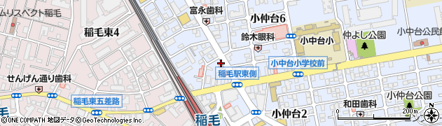 勢拉 稲毛店周辺の地図