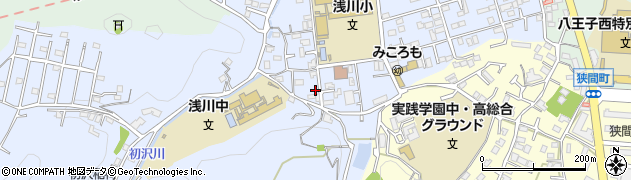 東京都八王子市初沢町1334-1周辺の地図
