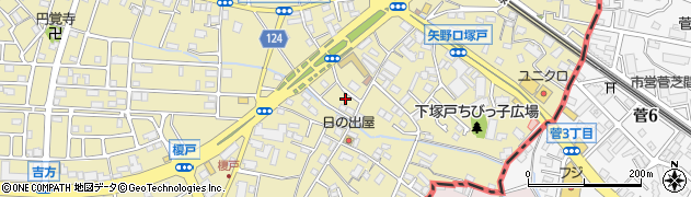 東京都稲城市矢野口640周辺の地図