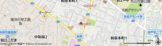 パティスリーアノー 狛江店周辺の地図