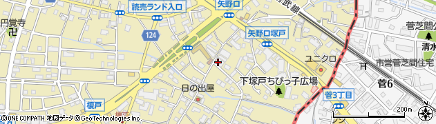 東京都稲城市矢野口595周辺の地図