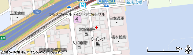 ドンク東京工場周辺の地図