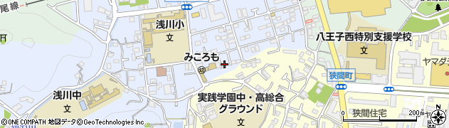 東京都八王子市初沢町1309-4周辺の地図