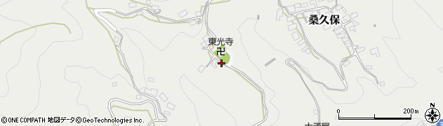 山梨県上野原市桑久保周辺の地図