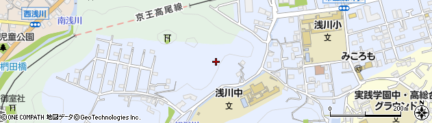 東京都八王子市初沢町周辺の地図