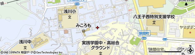 東京都八王子市初沢町1308-10周辺の地図