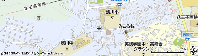 東京都八王子市初沢町1336-2周辺の地図