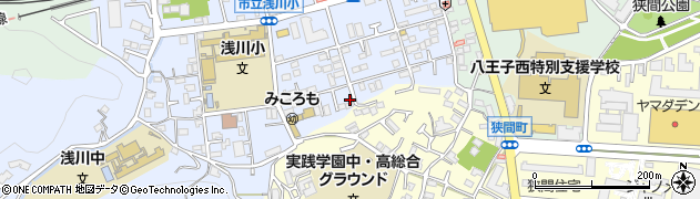 東京都八王子市初沢町1308-13周辺の地図