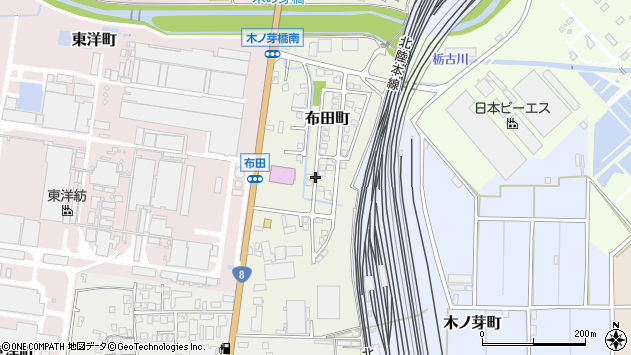〒914-0041 福井県敦賀市布田町の地図