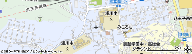 東京都八王子市初沢町1337-1周辺の地図