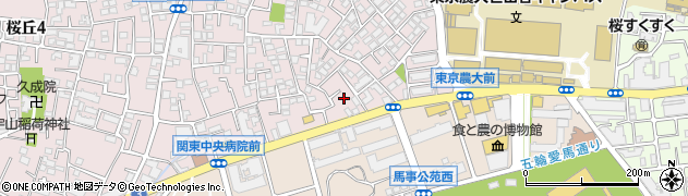 東京都世田谷区桜丘3丁目25周辺の地図