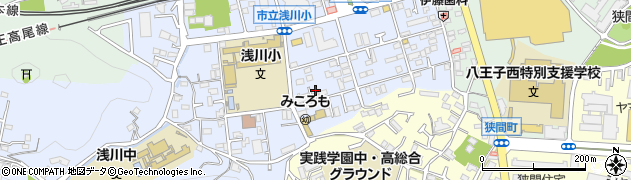 東京都八王子市初沢町1304-6周辺の地図