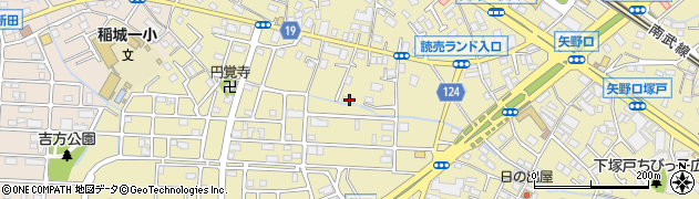 東京都稲城市矢野口1180-1周辺の地図