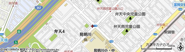 千葉県浦安市弁天周辺の地図