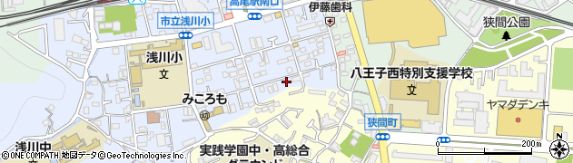 東京都八王子市初沢町1292-5周辺の地図