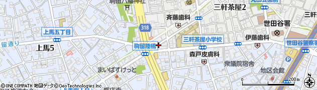東京都世田谷区三軒茶屋2丁目45周辺の地図