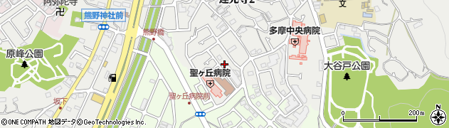 東京都多摩市連光寺2丁目68-11周辺の地図