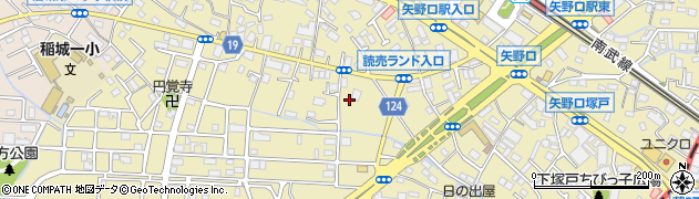 東京都稲城市矢野口1198周辺の地図
