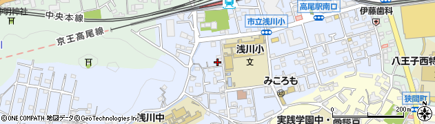 東京都八王子市初沢町1341-2周辺の地図